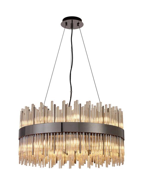 Natsumi Pendant | Cognac Glass - 26cm to 100cm
