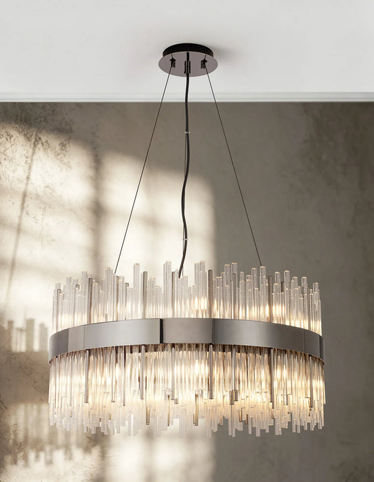 Natsumi Pendant | Clear Glass - 26cm to 100cm