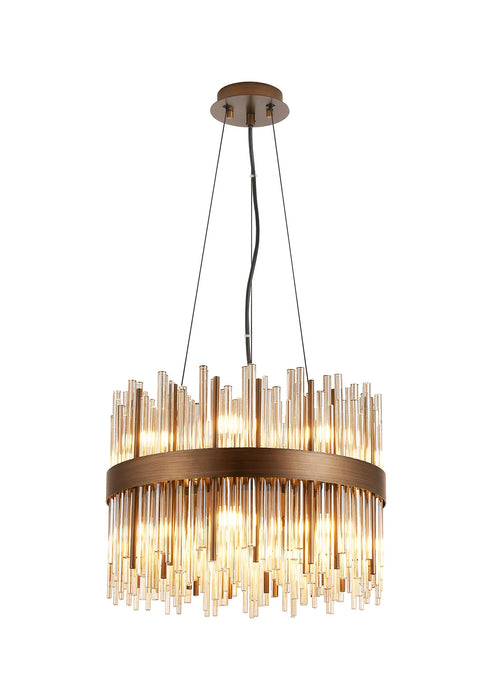 Natsumi Pendant | Cognac Glass - 26cm to 100cm