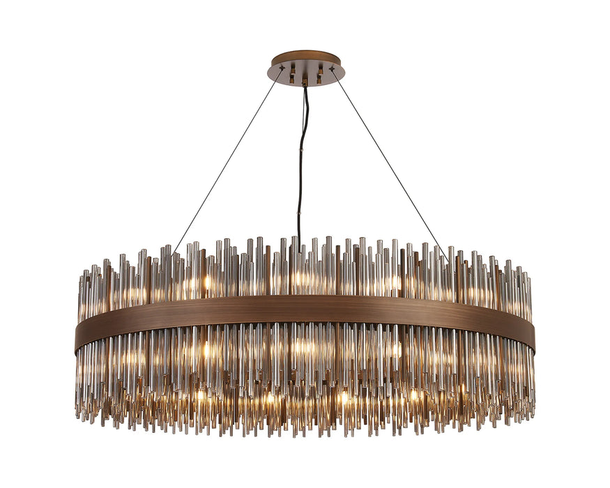 Natsumi Pendant | Smoked Glass - 26cm to 100cm