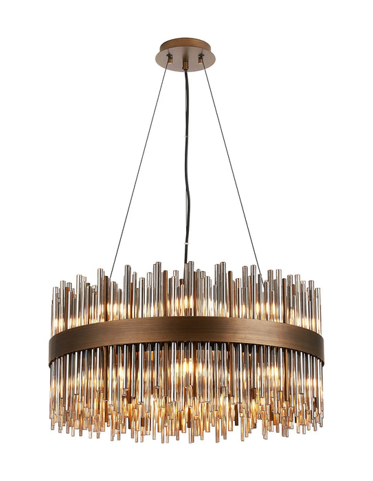 Natsumi Pendant | Smoked Glass - 26cm to 100cm