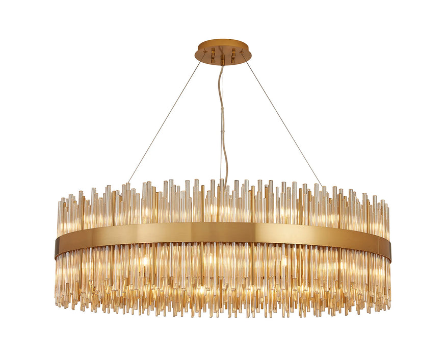 Natsumi Pendant | Cognac Glass - 26cm to 100cm