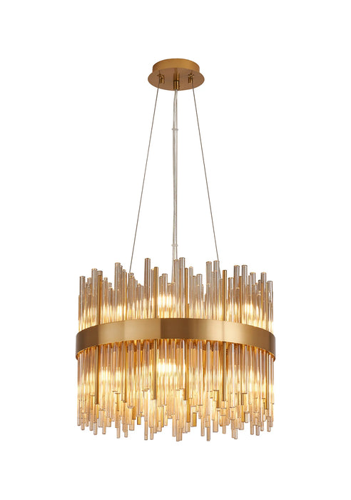 Natsumi Pendant | Cognac Glass - 26cm to 100cm