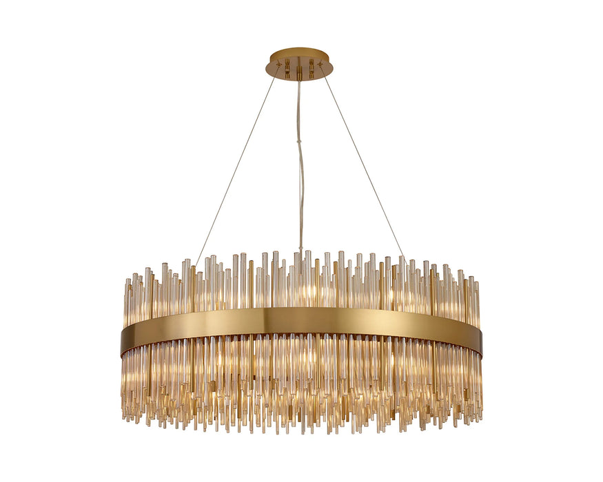 Natsumi Pendant | Cognac Glass - 26cm to 100cm