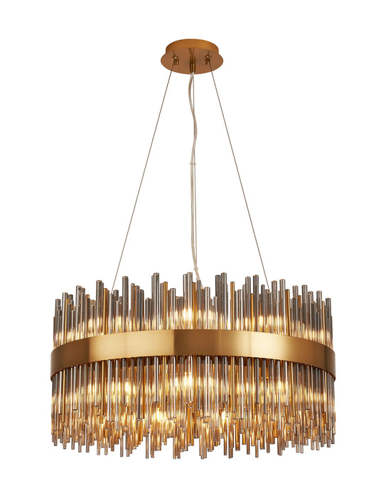 Natsumi Pendant | Smoked Glass - 26cm to 100cm