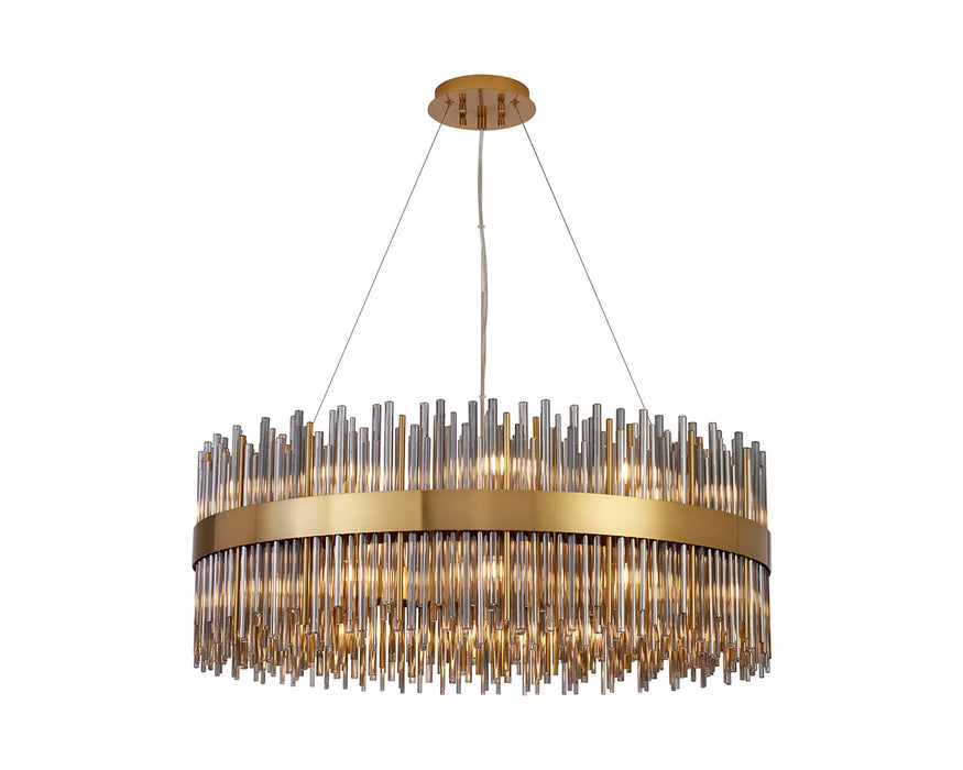 Natsumi Pendant | Smoked Glass - 26cm to 100cm