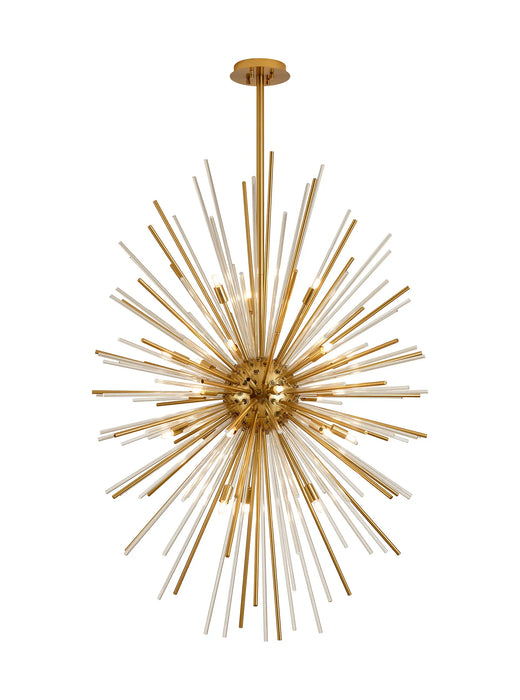 Natsumi 75cm Sputnik Vertical Oval Pendant