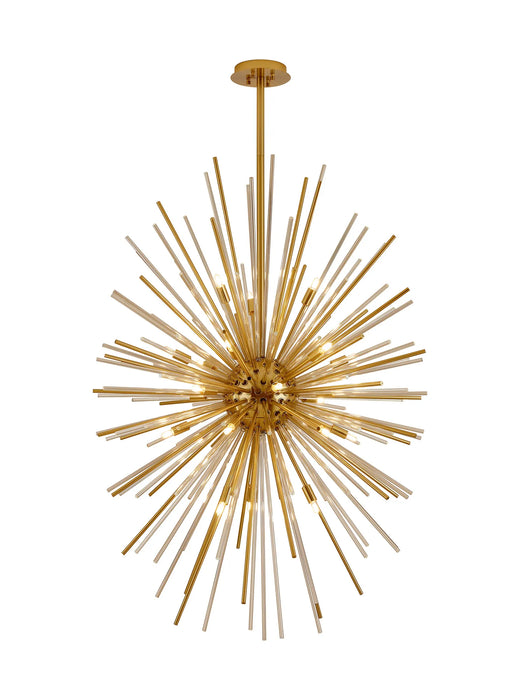 Natsumi 75cm Sputnik Vertical Oval Pendant