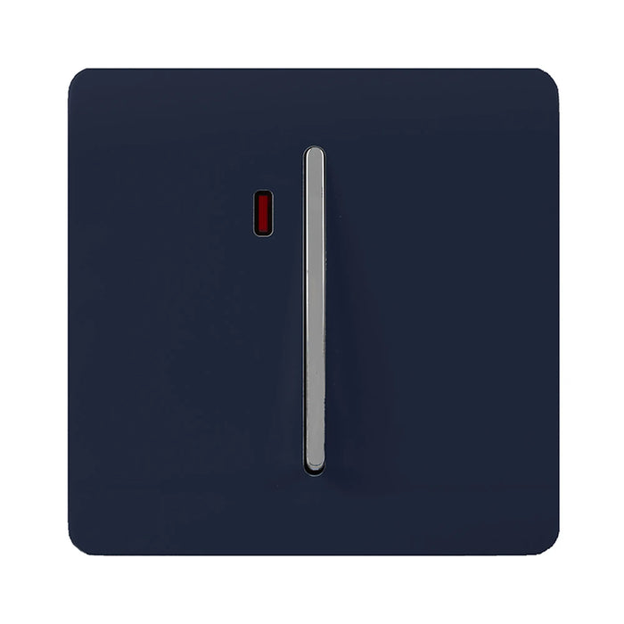 45A Double Pole Switch With Neon : 1 Gang