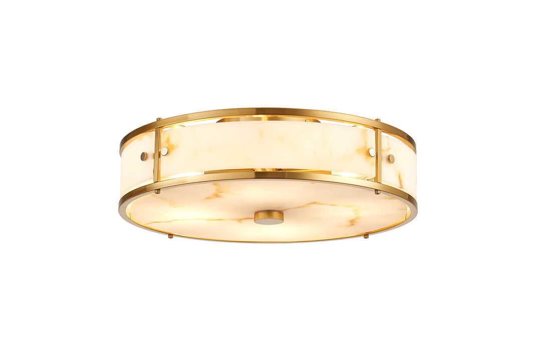 Giorgio Alabaster Effect Round Flush (Multiple Sizes) 💧
