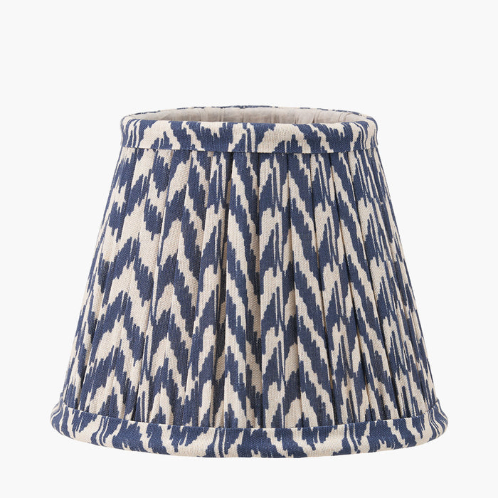 Madrid Blue Pleated Shade 6.5" - 20"