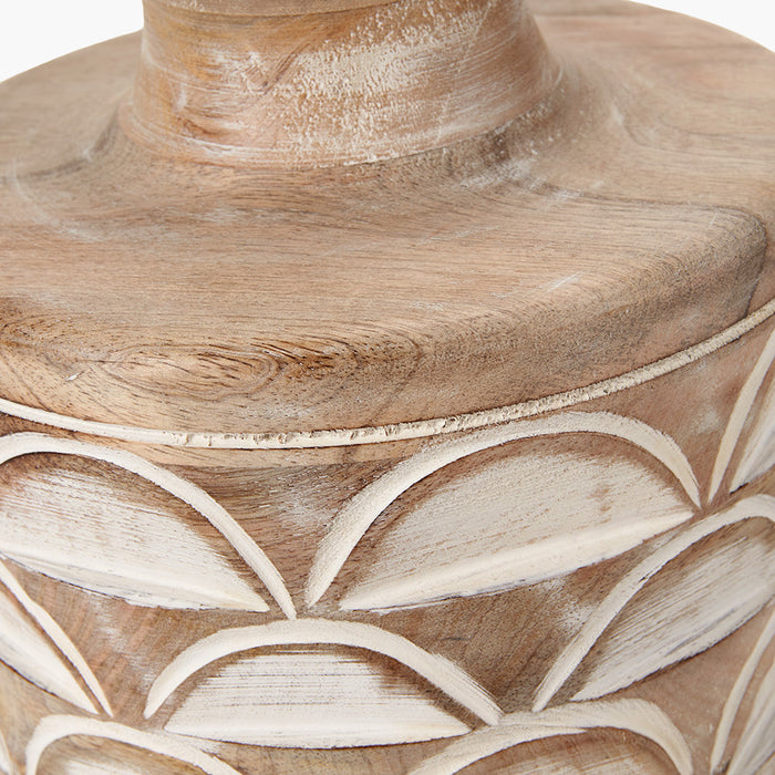 Naples Wooden Table Lamp Base