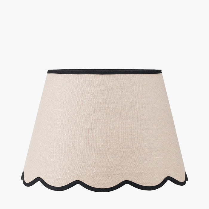 Isabella Scalloped Tapered Shade