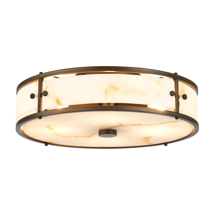 Giorgio Alabaster Effect Round Flush (Multiple Sizes) 💧