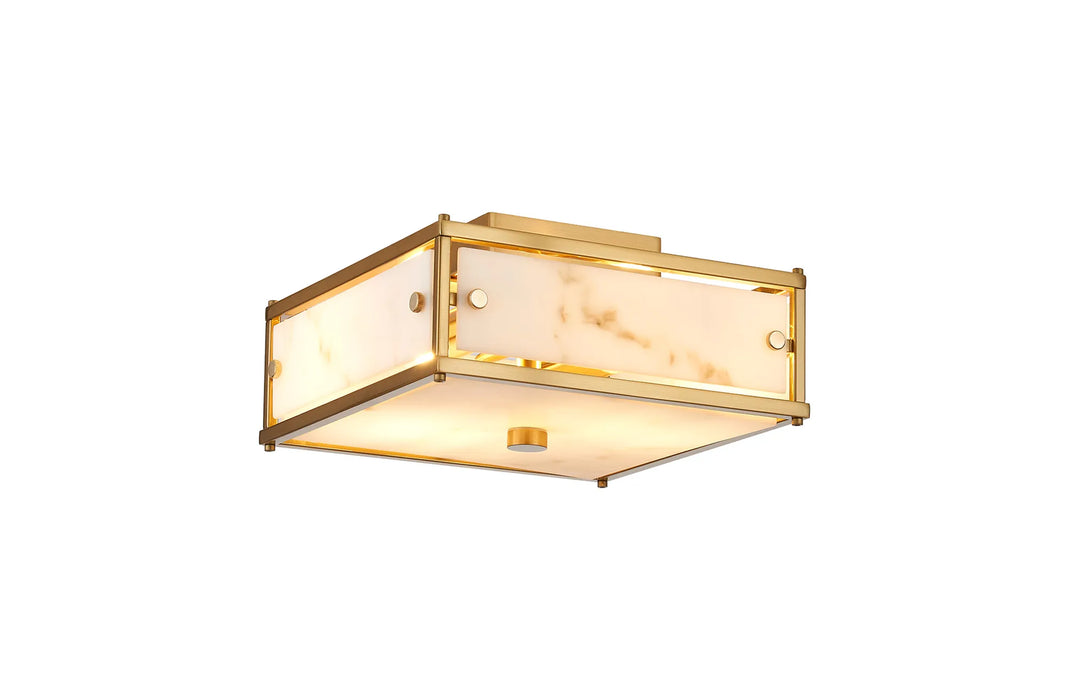 Giorgio Alabaster Effect Square Flush (Multiple Sizes / Colours) 💧