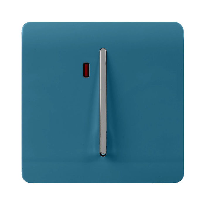 45A Double Pole Switch With Neon : 1 Gang