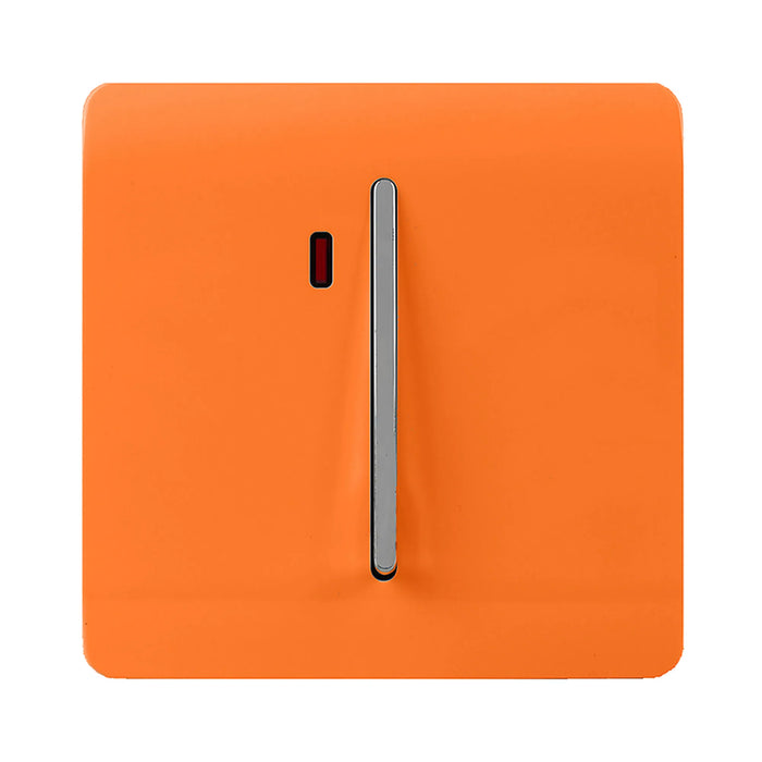 45A Double Pole Switch With Neon : 1 Gang