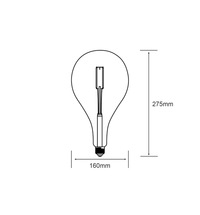 LED E27 4w Pariso Warm White: Dimmable