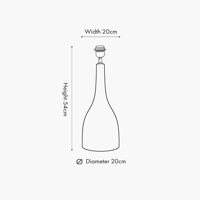 Kaluki Wooden Table Lamp Base