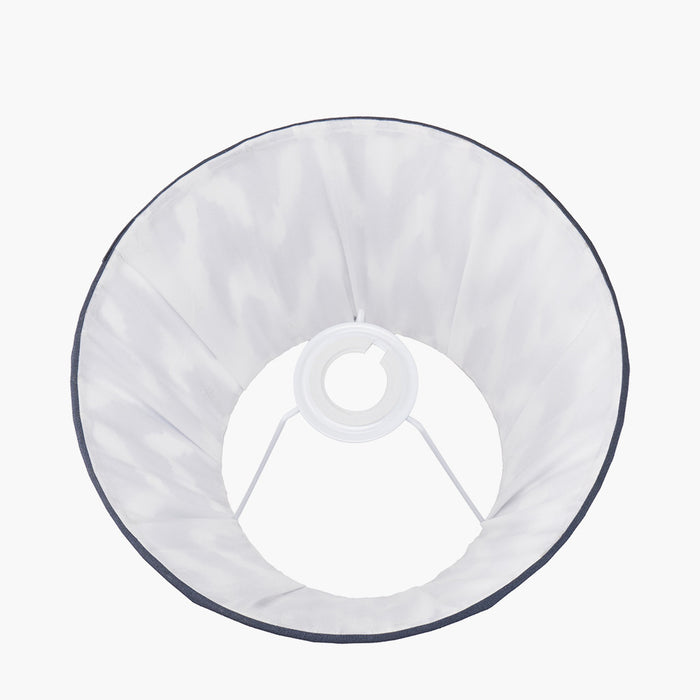 Presley Blue Pleated Tapered Shade