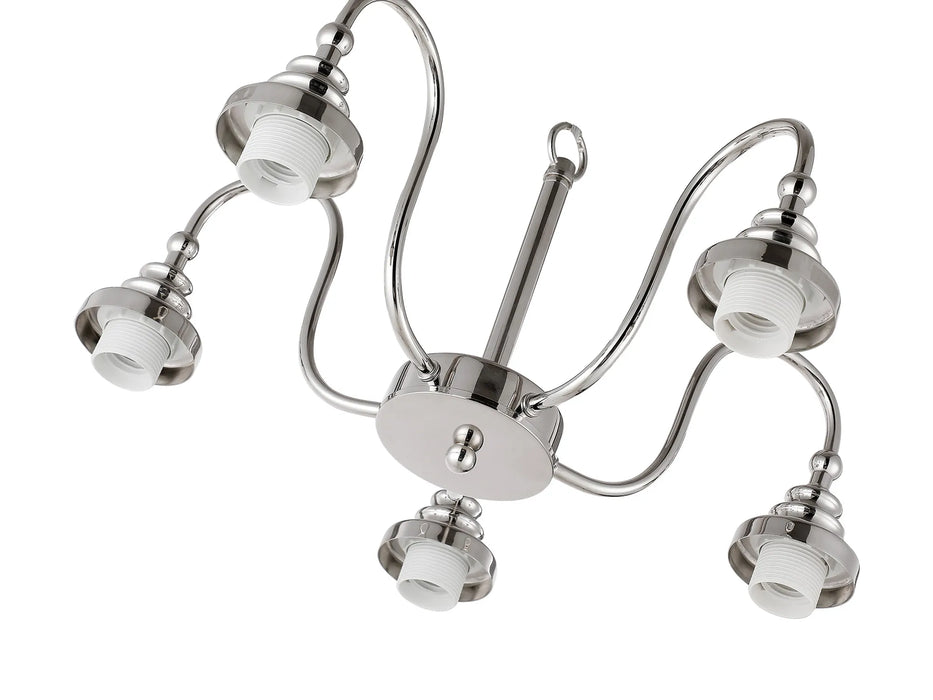 Ramsey 3 / 5 / 8 Light Pendant - FRAME ONLY (multiple colours)