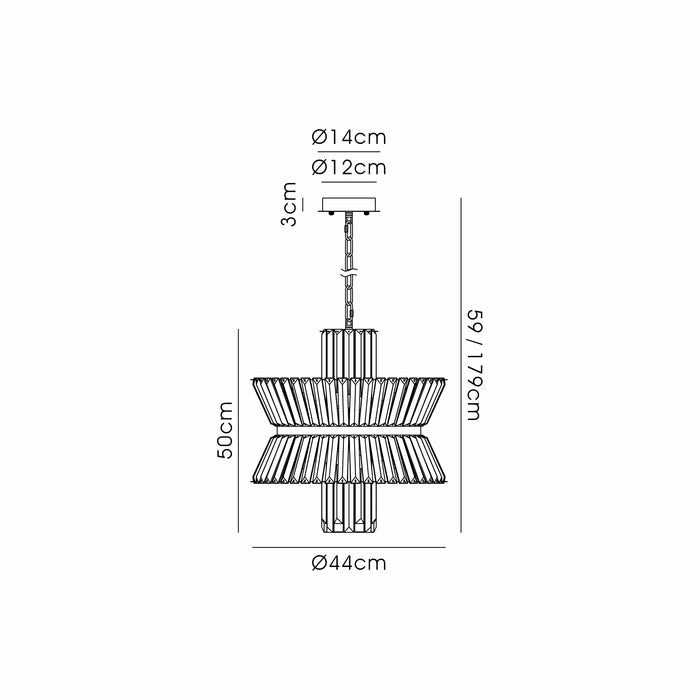 Renate 35cm / 44cm Pendant
