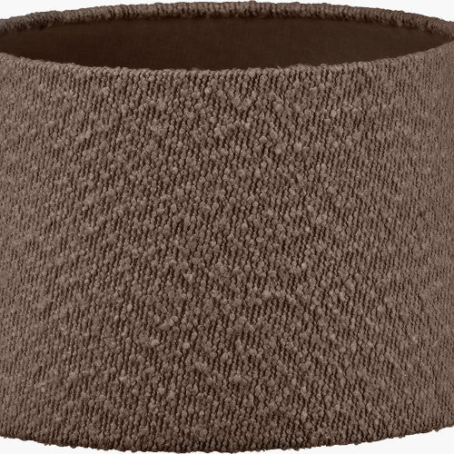 Dotty Mocha Brown Boucle Shade
