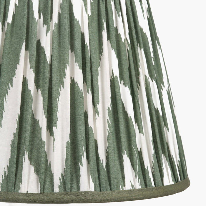Presley Green Pleated Tapered Shade