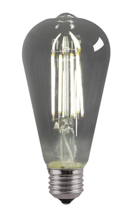 LED E27 8w Pear Smoked Cool White : Dimmable