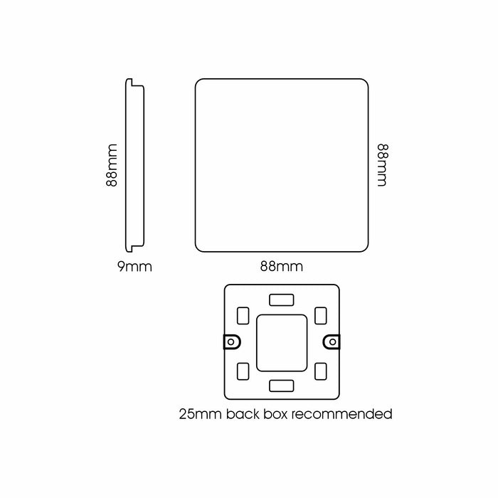 Single Blanking Plate