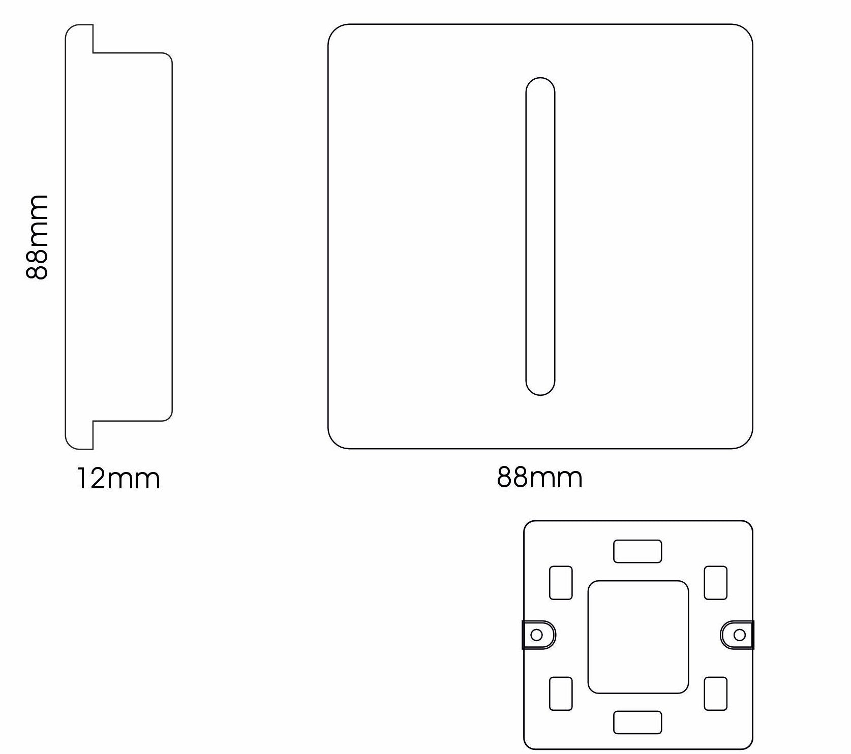 Single Switch Intermediate - 1 Gang 3 Way — Exclusive Lighting Ltd
