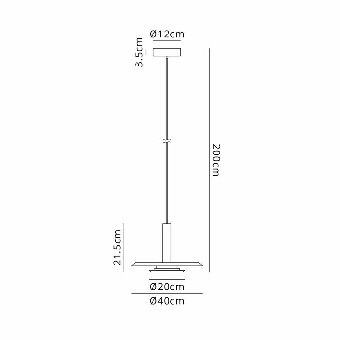 Sydney 40cm / 56cm Pendant