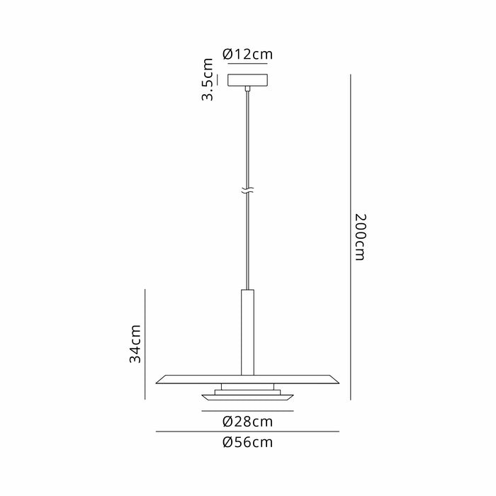 Sydney 40cm / 56cm Pendant