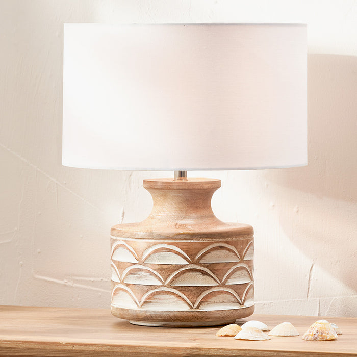 Naples Wooden Table Lamp Base