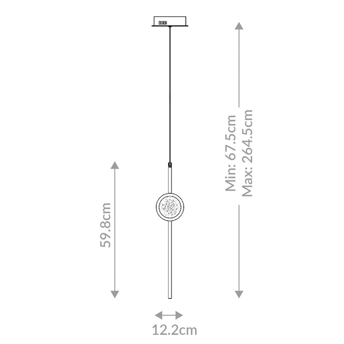 Troy LED Single Pendant