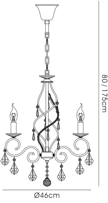 Angeline Crystal Chandelier