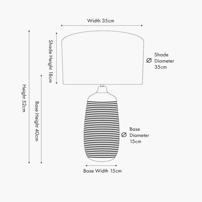 Belani Wooden Table Lamp