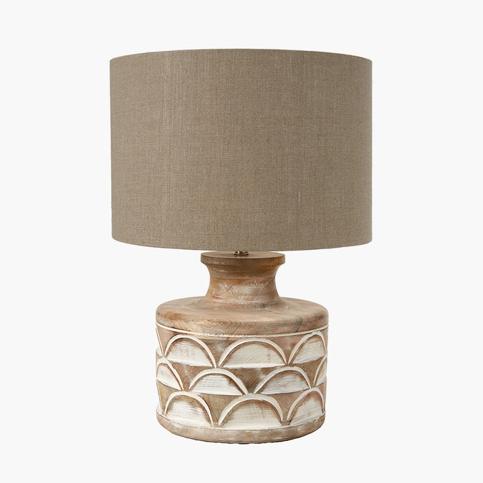 Naples Wooden Table Lamp Base