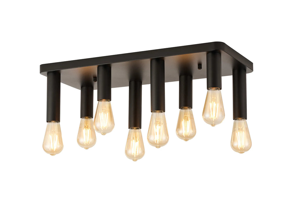 Cavalla Rectangular Flush Fitting 8 & 12 Light