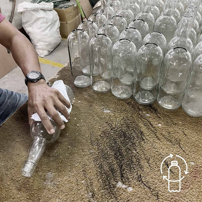 Chartreuse Green Glass Chandelier