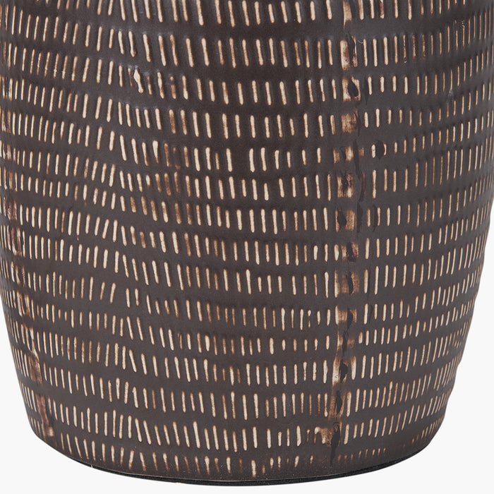 Roka Brown Tall Table Lamp