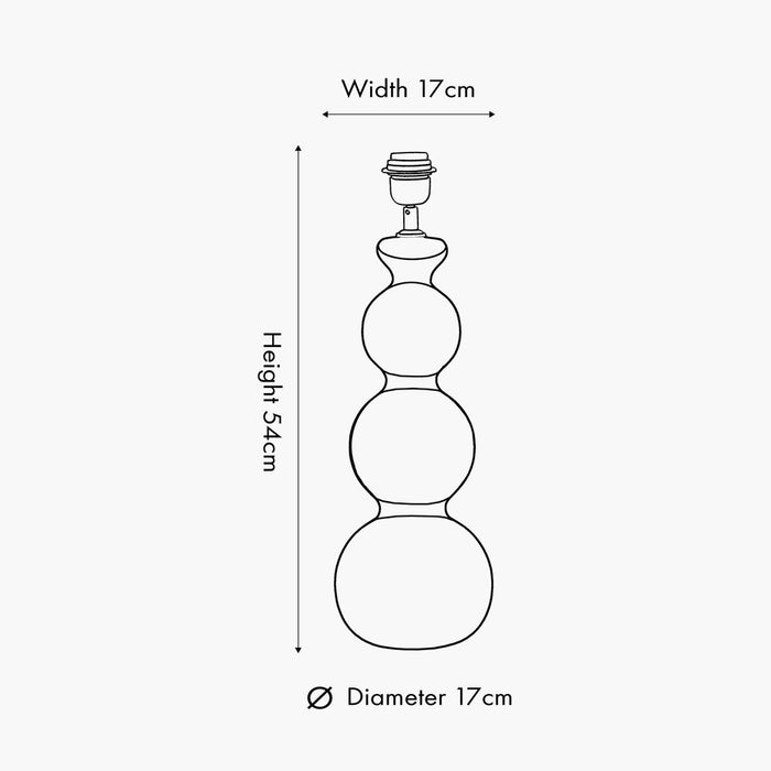 Virginia Wooden Table Lamp Base