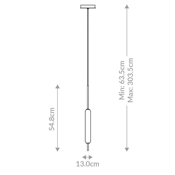 Yagmur LED Single Pendant