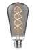 LED E27 4w Pear Smoked Spiral Warm White : Dimmable - Exclusive Lighting Ltd