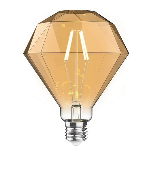 LED E27 4w Diamond Amber : Dimmable - Exclusive Lighting Ltd