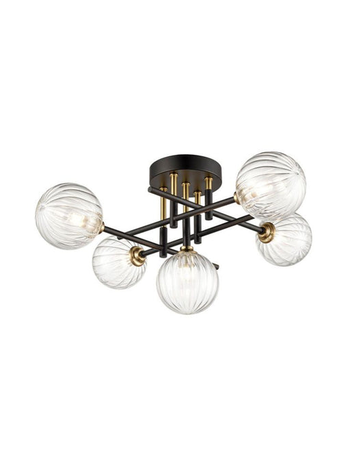 Beauford Semi Flush 💧 - Exclusive Lighting Ltd