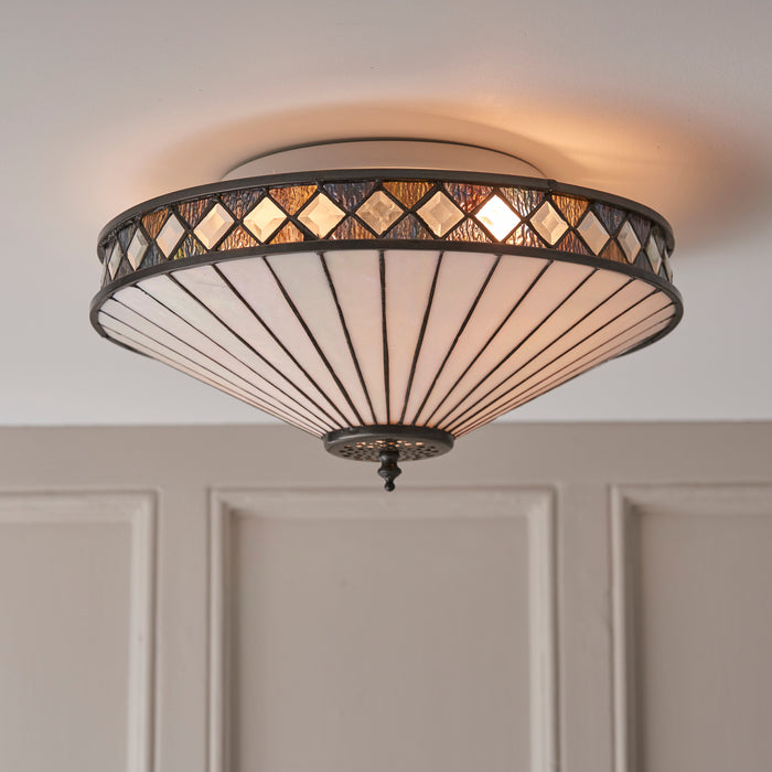Astoria Flush Light - Exclusive Lighting Ltd