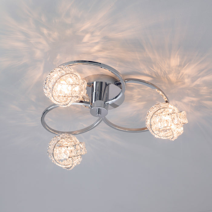 Talisha Flush Light - Exclusive Lighting Ltd