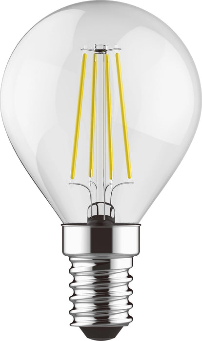 LED E14 4w Golf Ball Clear Bulb - Exclusive Lighting Ltd