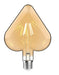 LED E27 4w Heart Amber : Dimmable - Exclusive Lighting Ltd